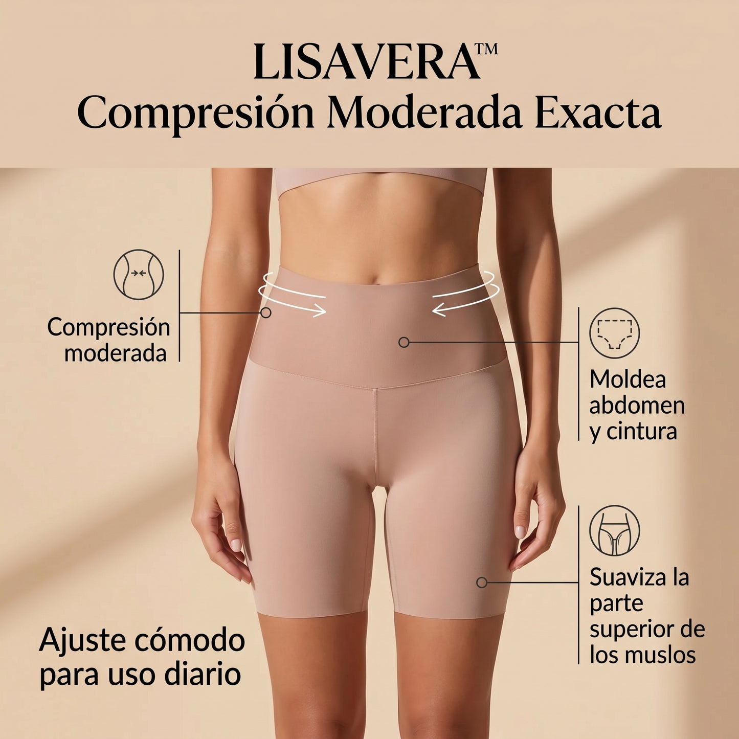LISAVERA™ - Malla Moldeadora Sin Costuras