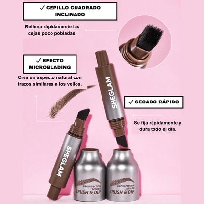 GlowPulse - Cejas esculpidas y naturales - Dexvon