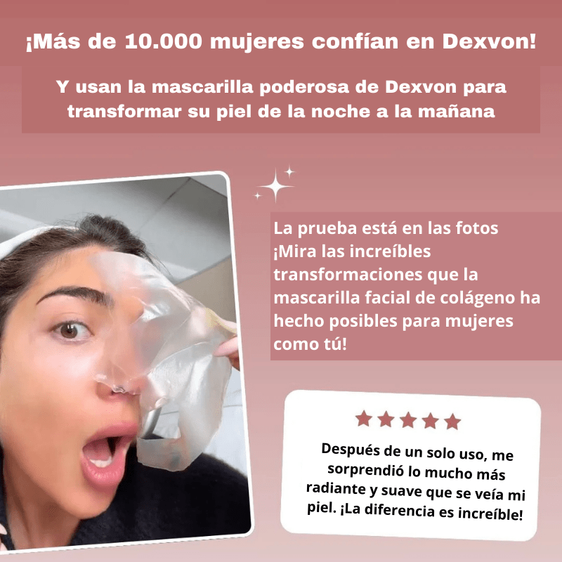 Mascarilla de Biocolágeno - Dexvon