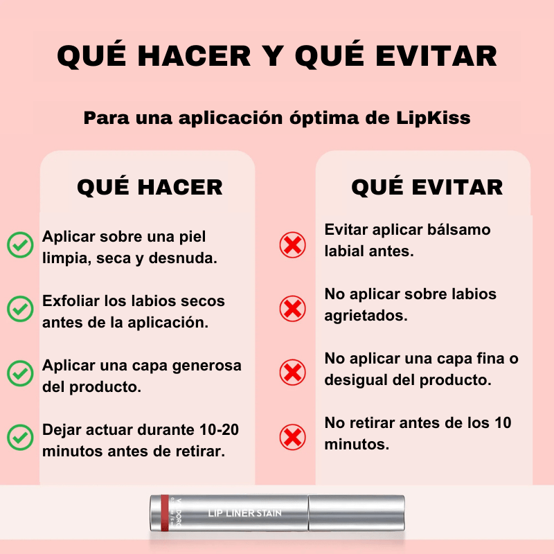 LipKiss - Lápiz labial peel - off - Dexvon