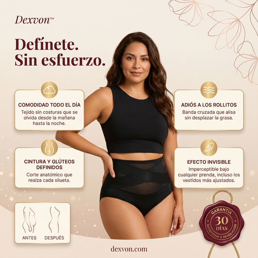Dexvon™ - Faja Modeladora Cintura Alta