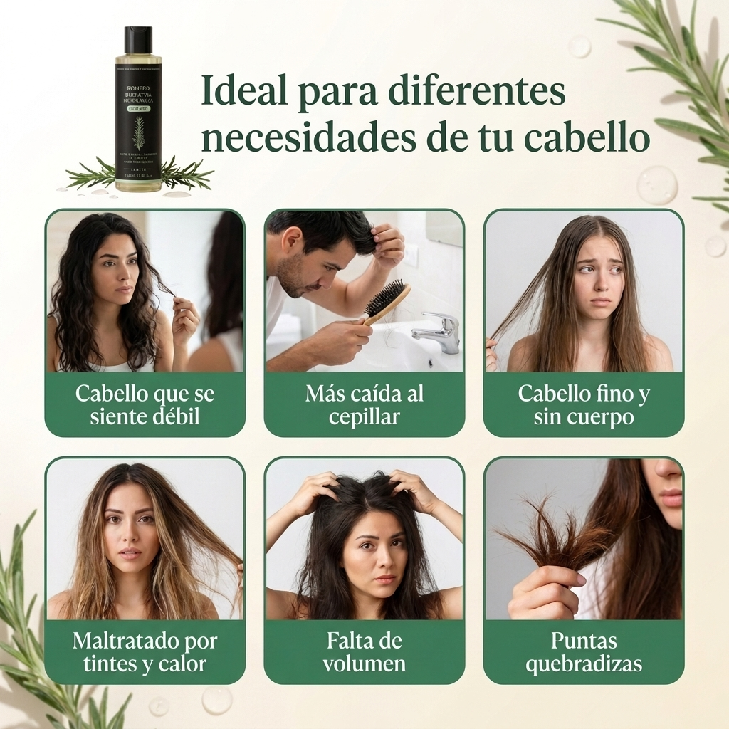 Champú de Crecimiento Dexvon™ - Romero + Queratina