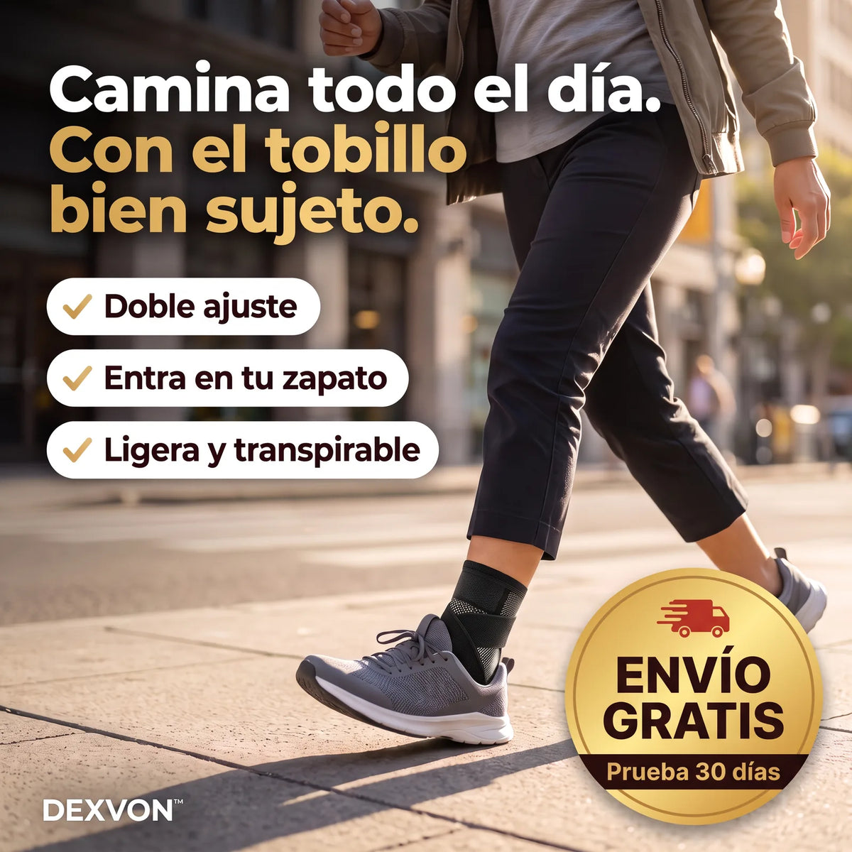 Dexvon™ - Tobillera de Compresión